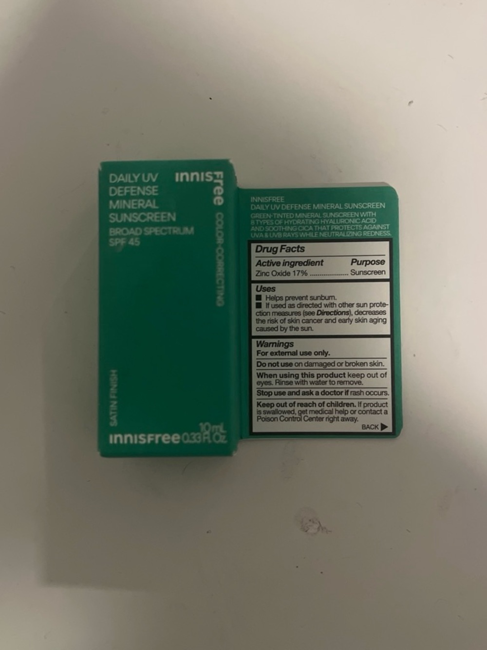 Daily UV Defense Mineral Sunscreen SPF 45 - Teal